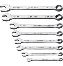 STAYER HERCULES, 8 шт, 8 - 19 мм, набор комбинированных гаечных ключей, Professional (27085-H8)