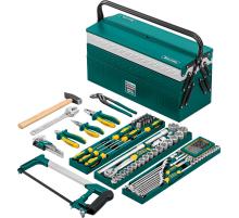 KRAFTOOL GRAND-131, 131 предм., (1/2″+1/4″), универсальный набор инструмента (27978-H131)