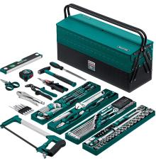 KRAFTOOL GRAND-152, 152 предм., (1/2″+1/4″), Универсальный набор инструмента (27978-H152)