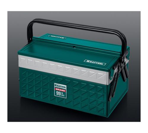 KRAFTOOL GRAND-99, 99 предм., (1/2″+1/4″), Универсальный набор инструмента (27978-H99)