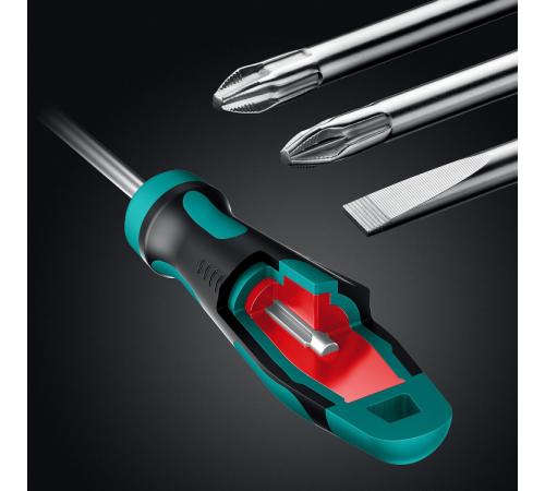 KRAFTOOL GRAND-99, 99 предм., (1/2″+1/4″), Универсальный набор инструмента (27978-H99)