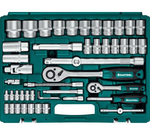 KRAFTOOL X-Drive 94, 94 предм., (1/2″+1/4″), универсальный набор инструмента (27883-H95)