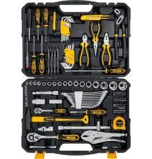 STAYER UNIVERSAL 150, 150 предм., (1/2″+ 1/4″), универсальный набор инструмента, Professional (27710-H150)