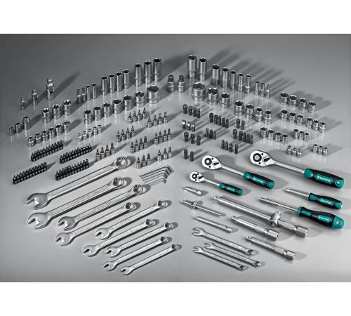KRAFTOOL X Drive, 216 предм., (1/2″+3/8″+1/4″), универсальный набор инструмента (27888-H216)