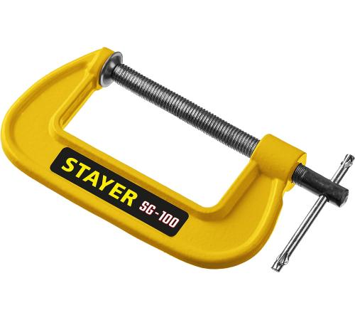 STAYER SG-100, 100 мм, чугунная струбцина G (3215-100)