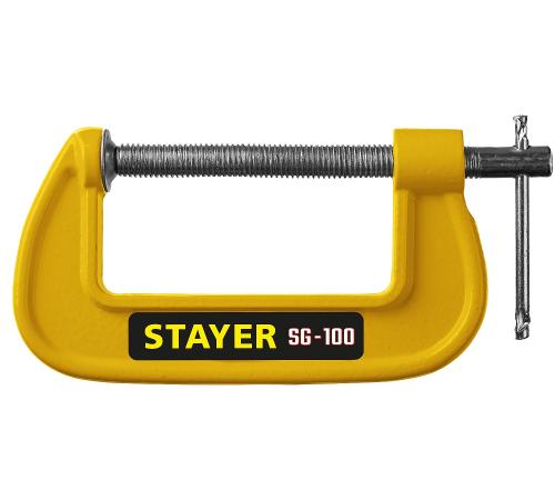 STAYER SG-100, 100 мм, чугунная струбцина G (3215-100)
