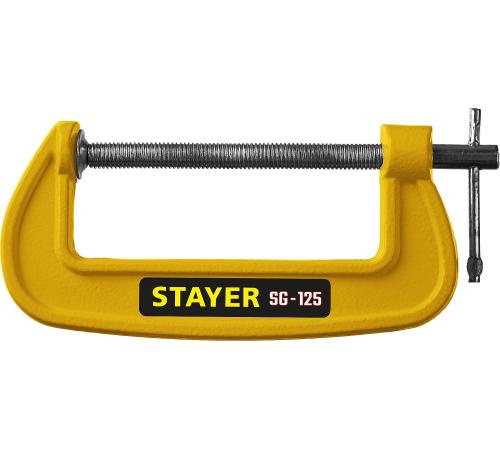 STAYER SG-125, 125 мм, чугунная струбцина G (3215-125)