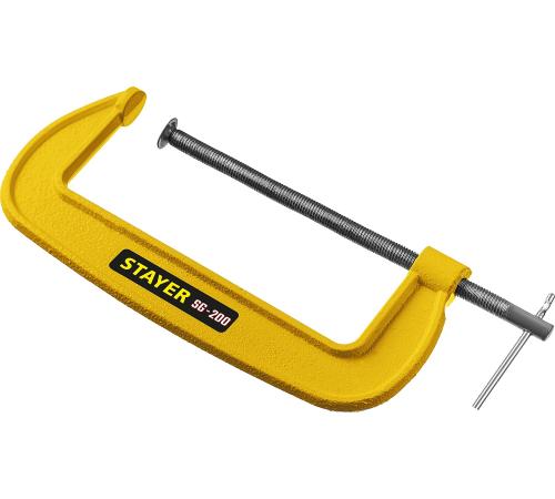 STAYER SG-200, 200 мм, чугунная струбцина G (3215-200)