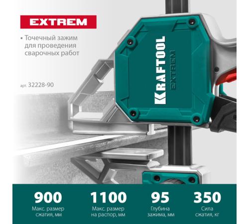 KRAFTOOL Extrem 900/95, пистолетная струбцина (32228-90)