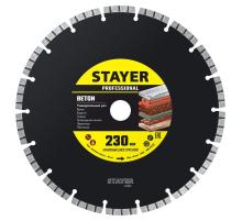 STAYER BETON 230 мм (22.2 х 7 х 2.8 мм), сегментный алмазный диск (3660-230)