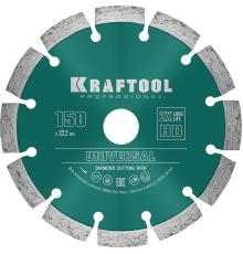 KRAFTOOL LASER-UNIVERSAL 150 мм (22.2 мм, 10х2.4мм), алмазный диск (36680-150)