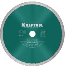 KRAFTOOL KERAMO, 230 мм, (22.2 мм, 10 х 2.2 мм), сплошной алмазный диск (36684-230)