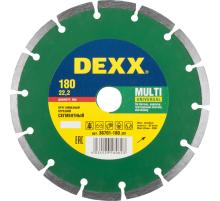 DEXX Multi Universal, 180 мм, (22.2 мм, 7 х 2.2 мм), сегментный алмазный диск (36701-180)