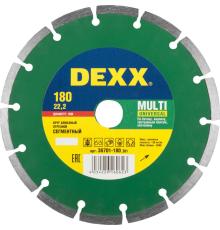 DEXX Multi Universal, 180 мм, (22.2 мм, 7 х 2.2 мм), сегментный алмазный диск (36701-180)