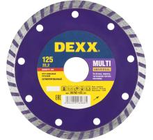 DEXX Multi Universal, 125 мм, (22.2 мм, 7 х 2.0 мм), сегментированный алмазный диск (36702-125)