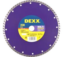 DEXX Multi Universal, 230 мм, (22.2 мм, 7 х 2.5 мм), сегментированный алмазный диск (36702-230)