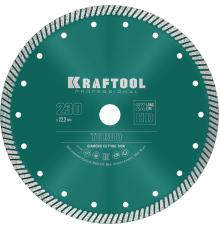 KRAFTOOL Turbo, 230 мм, (22.2 мм, 10 х 2.8 мм), сегментированный алмазный диск (36682-230)