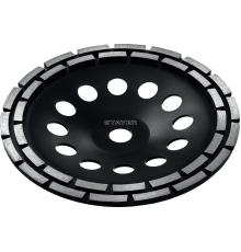 STAYER Double, d 230 мм, двухрядная алмазная шлифовальная чашка (33381-230)