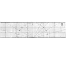 OLFA 150 х 600 мм, разметочная метрическая линейка (OL-MQR-15x60)