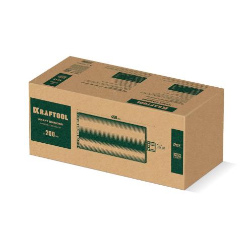 KRAFTOOL DIAMOND 200 мм (450 мм, 1 1/4″, лазерная сварка сегментов), Алмазная Коронка по железобетону (29825-200)