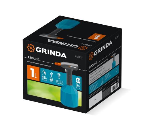 GRINDA 1 л, аккумуляторный опрыскиватель, PROLine (PHS-1)