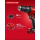 ЗУБР 20 В, 65 Н·м, 1 АКБ LMS (2 А·ч), бесщеточная ударная дрель-шуруповерт (ДБУ-65-21)