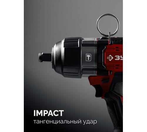 ЗУБР 20 В, 1000 Н·м, без АКБ (LMS), бесщеточный ударный гайковерт (ГБУ-1000)