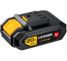STEHER V1, 20 В, 2.0 А·ч, аккумуляторная батарея (V1-20-2)