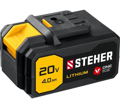 STEHER V1, 20 В, 4.0 А·ч, аккумуляторная батарея (V1-20-4)