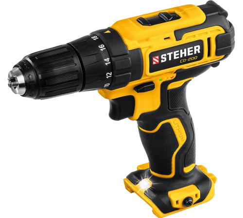 STEHER V1, 20 В, 40 Н·м, без АКБ, дрель-шуруповерт (CD-200)