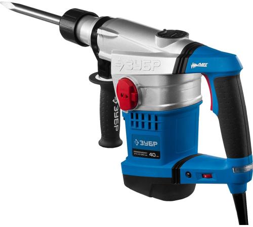 ЗУБР 40 мм, 1250 Вт, АВТ, перфоратор SDS-Max, Профессионал (ЗПМ-40-1250 ЭВК)