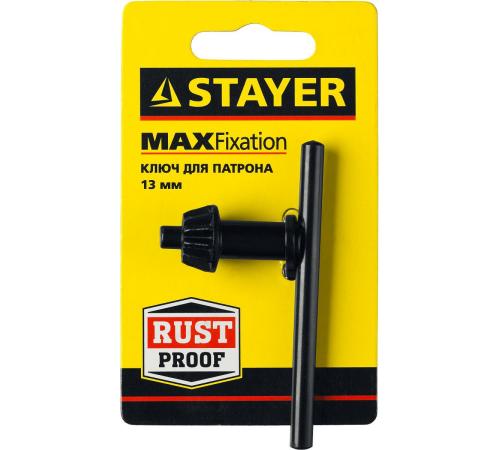 STAYER 13 мм, ключ для патрона дрели (29057-13)
