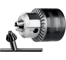 STAYER 10 мм, 1/2″, ударный сверлильный патрон с ключом для дрели, Professional (29055-10-1/2)