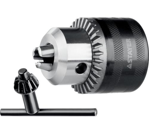 STAYER 16 мм, 1/2″, ударный сверлильный патрон с ключом для дрели, Professional (29055-16-1/2)