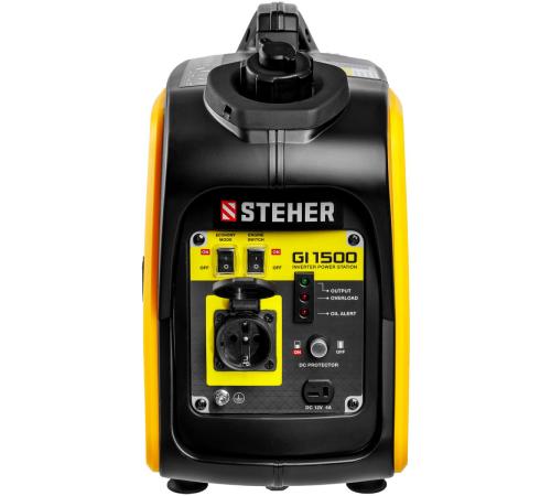 STEHER 1200 Вт, инверторный генератор (GI-1500)
