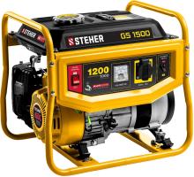 STEHER 1200 Вт, бензиновый генератор (GS-1500)