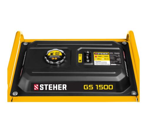 STEHER 1200 Вт, бензиновый генератор (GS-1500)