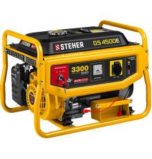 STEHER 3300 Вт, бензиновый генератор с электростартером (GS-4500E)