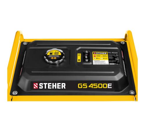 STEHER 3300 Вт, бензиновый генератор с электростартером (GS-4500E)
