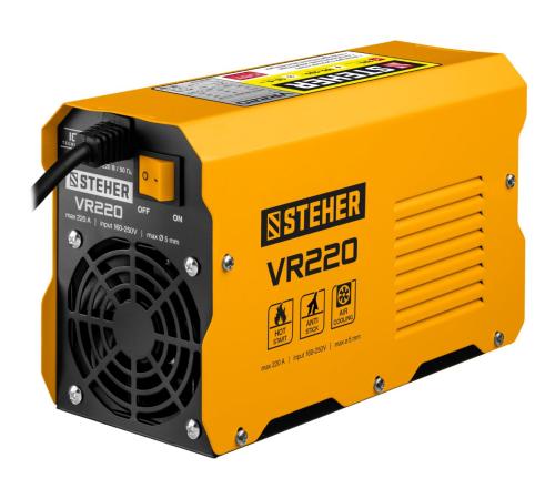 STEHER ММА, 220 А, сварочный аппарат инверторный, макс. электрод Ø 5.0 мм (VR-220)