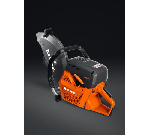 KRAFTOOL 3700 Вт, 400 мм, без диска, бензорез по металлу (рельсорез) (K760-16)