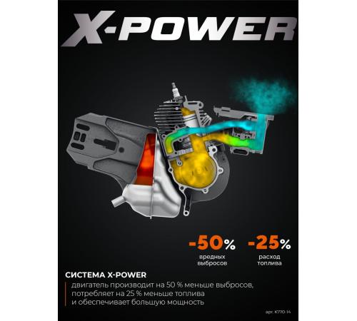 KRAFTOOL 3700 Вт, 350 мм, без диска, бензорез по бетону (бетонорез) (K770-14)