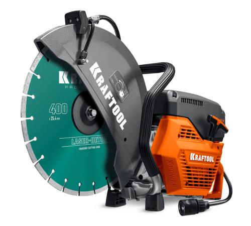KRAFTOOL 3700 Вт, 400 мм, диск в комплекте, бензорез по бетону (бетонорез) (K770-16 H)