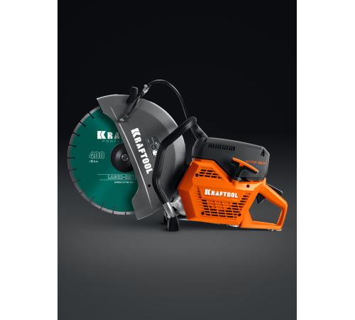 KRAFTOOL 3700 Вт, 400 мм, диск в комплекте, бензорез по бетону (бетонорез) (K770-16 H)