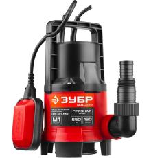 ЗУБР 550 Вт, дренажный насос для грязной воды (НПГ-М1-550)