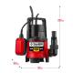 ЗУБР 550 Вт, дренажный насос для грязной воды (НПГ-М1-550)
