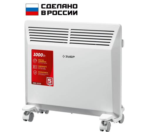 ЗУБР М серия 1 кВт, электрический конвектор (КЭМ-1000)