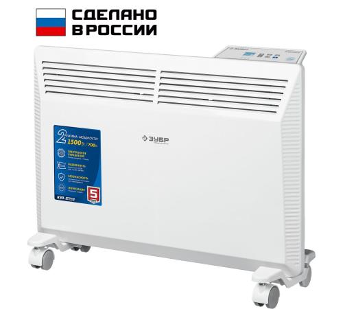 ЗУБР ПРО серия 1.5 кВт, электрический конвектор, Профессионал (КЭП-1500)