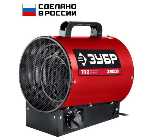 ЗУБР 3 кВт, электрическая тепловая пушка (ТП-3)