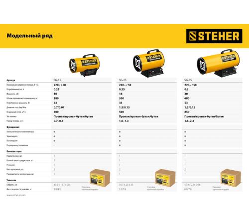 STEHER 30 кВт, газовая тепловая пушка (SG-35)